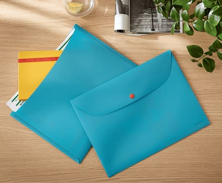 Leitz Cosy - Dokumentmappe - 2 rom - for A4 (210 x 297 mm) - kapasitet: 50 ark - fløyelsgrå