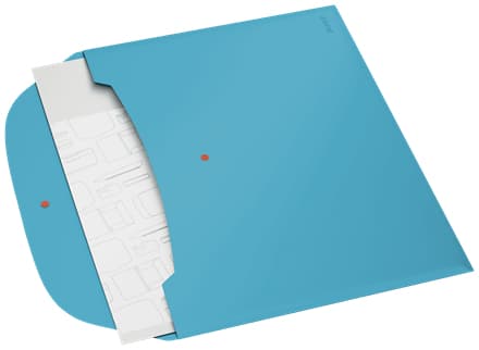 Leitz Cosy - Dokumentmappe - 2 rom - for A4 (210 x 297 mm) - kapasitet: 50 ark - fløyelsgrå