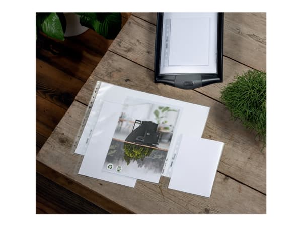 Lomme Leitz Recycle 100my A3 liggende PP - (25 stk.)