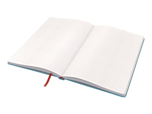 Leitz Cosy - Notisbok - A5 - 135 x 215 mm - 96 ark / 192 sider - linjert - calm blue - kartong