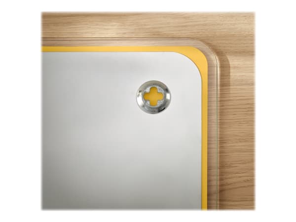 Leitz Cosy - Whiteboard-tavla - väggmonterbar - 800 x 600 mm - tempererat glas - magnetisk - varmt gul