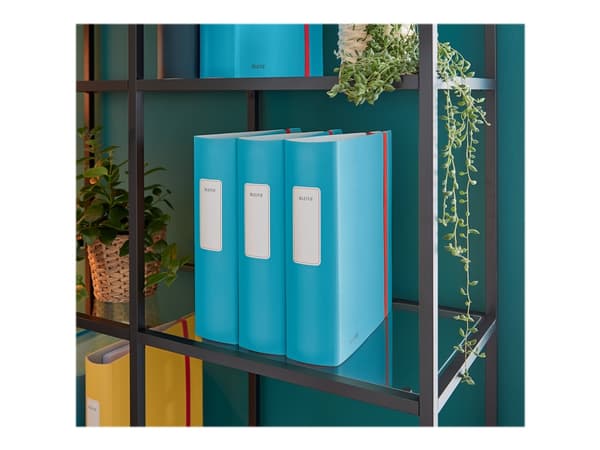 Leitz 180° Active Cozy - Spakbågesfil - ryggbredd: 82 mm - för A4 (210 x 297 mm) - kapacitet: 500 ark - lugn blå