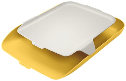 Brevbakke Leitz Cosy gul inkl. organizer - (4 sæt)