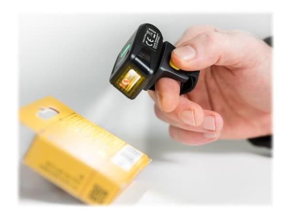 DeLOCK Ring Barcode Scanner 1D and 2D with 2.4 GHz or Bluetooth, Päälle puettava viivakoodinlukija, 1D/2D, CMOS, Codabar, Code 128, Code 39, EAN-13,