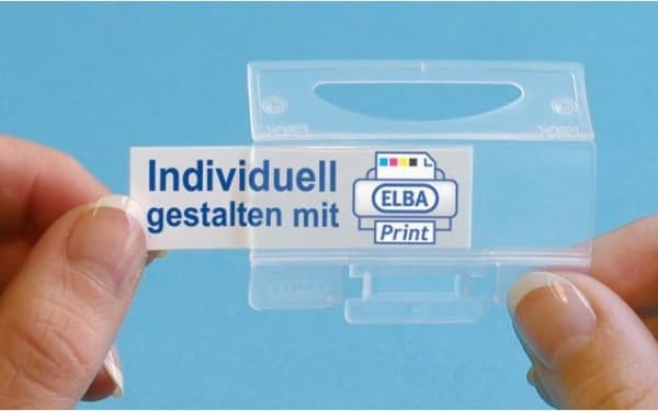 ELBA Vollsichtreiter Kunststoff transparent