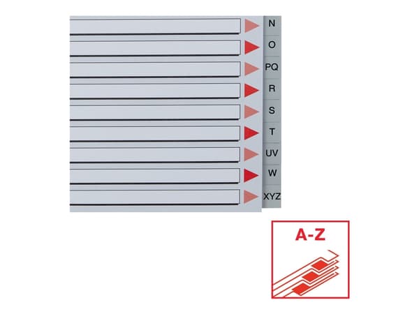 Esselte Polypropylene Indices, 225 mm, 297 mm