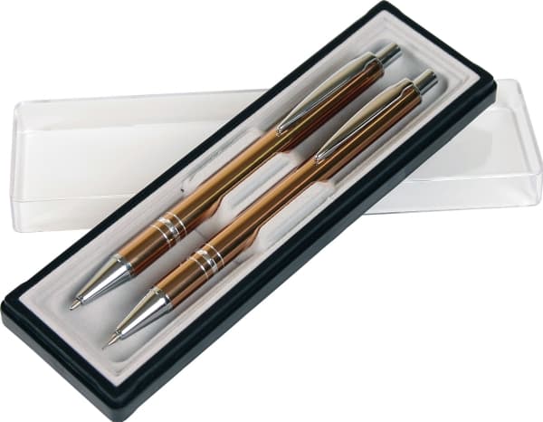 Cresco Pen + pencil Carlos i fodral 28 blandade färger (451010)