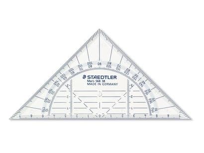 STAEDTLER Mars - Trekant - 16 cm - 45°, 45° - gjennomsiktig
