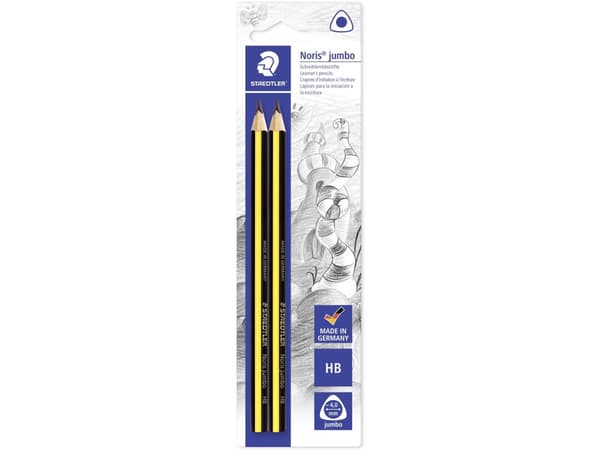STAEDTLER Noris Club Jumbo - Blyant - HB - 4 mm (en pakke 2)
