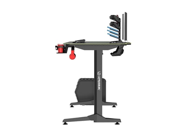 Ultradesk FRAG, Rak, Friform, Rostfritt stål, Spela, Svart, Grön, 1400 mm