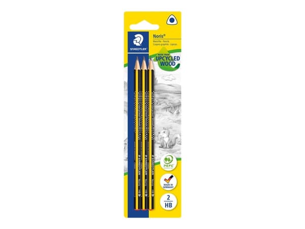 STAEDTLER Noris 183 - Blyant - grafitt - HB, 2 (en pakke 3)