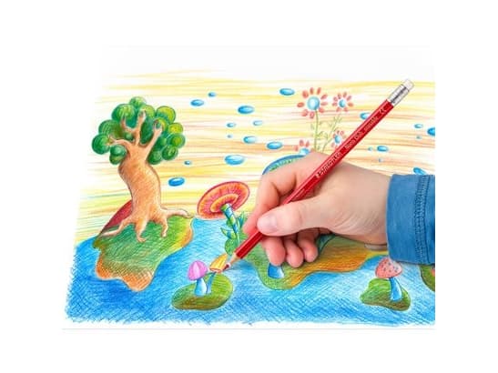 STAEDTLER Noris Club 144 50 - Fargeblyant - assorterte farger - med viskelær (en pakke 24)