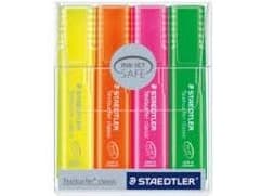 STAEDTLER Textsurfer classic 364 - Markeringspenn - assorterte farger - fargeblekk - 1-5 mm (en pakke 4)