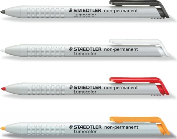 STAEDTLER Lumocolor omnichrom - Markør - ikke-permanent - hvit - 3 mm - retraktil