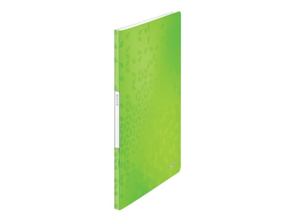 Leitz WOW - Displaybok - 20 rom - bokryggbredde: 13 mm - for A4 (210 x 297 mm) - kapasitet: 40 ark - grønn