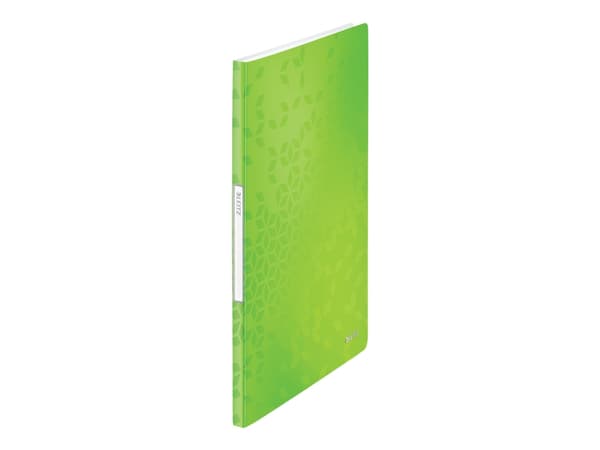 Leitz WOW - Displaybok - 20 rom - bokryggbredde: 13 mm - for A4 (210 x 297 mm) - kapasitet: 40 ark - grønn