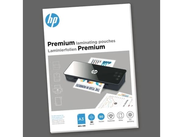 HP 9126, Gjennomsiktig, Blank, DIN A3, 303 mm x 426 mm, Termisk, 0,08 mm, 307 mm