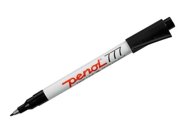 Marker Penol 777 sort (stk.)