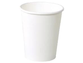 Kaffebæger Pap Ø80xH90mm 25cl 8oz Single Wall Hvid,50 stk/ps - (50 stk.)