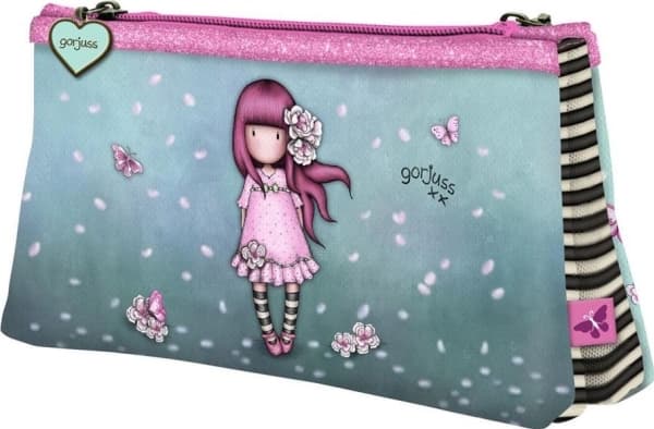 Santoro pencil case Double pencil case Cosmetic bag. Sachet - Gorjuss