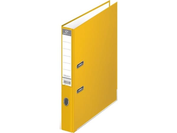 Segregator Interdruk 2-ringowy A4 50mm żółty (394096)