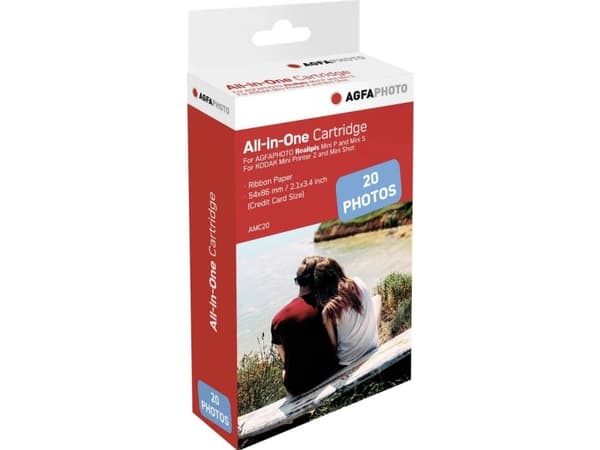 AgfaPhoto Cartridge - 53 x 86 mm 20 ark fotokort
