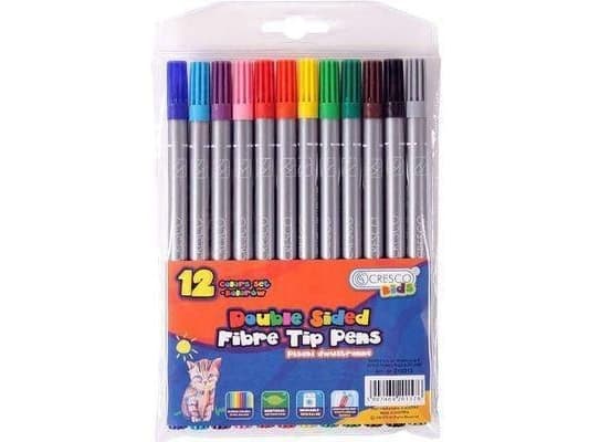 Cresco Double-sided markers 12 colors - 248168