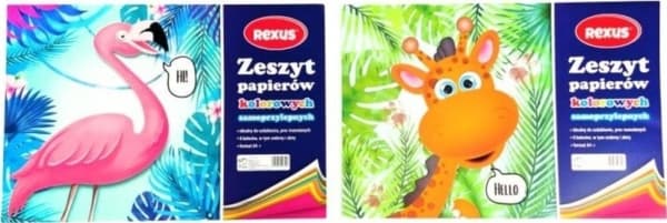 Beniamin Colored self-adhesive paper A4 +/8K (10 pcs)