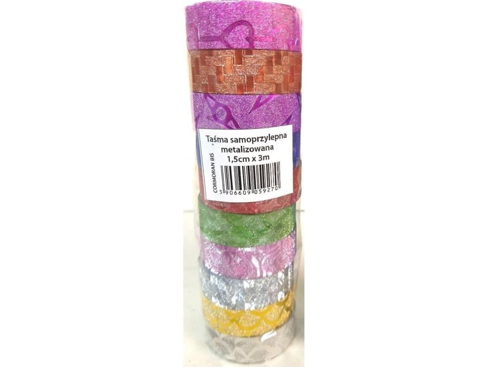 Cormoran Metallized self-adhesive tape mix (10 pcs)