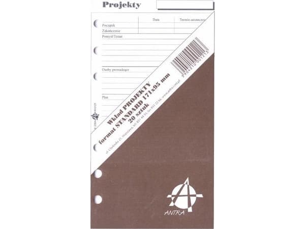 Anthra Organiser insertti ST Projektit ANTRA