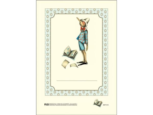 Rossi Dekorativa klistermärken BKP 015 Pinocchio 6st ROSSI