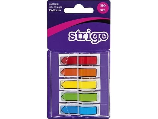 Strigo Indexing tabs 45x12mm 5 STRIGO farger