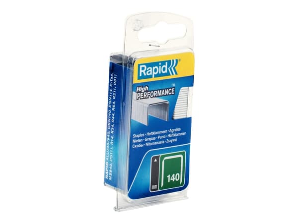 Rapid High Performance - Stifter - No. 140 - 10 mm - galvanisert metalltråd - pakke av 650