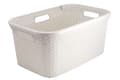 Miniatyrbilde 5 av 5: Curver Style 3253920708007, 45 l, Rektangulær, Rattan (vifte), Hvit, 592 mm, 380 mm
