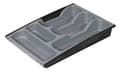 Miniatyrbilde 1 av 3: Curver 3253925752050, Organisator, Brett, Cabinet drawer, Cutlery, Svart, Sølv, 300 mm