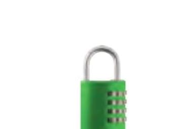 ABUS 465604, Grønn, Aluminium, 55 g, 1 stykker