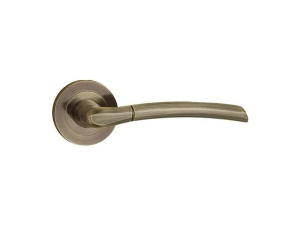 Metal-Bud Door Handle Zorba Antique Brass