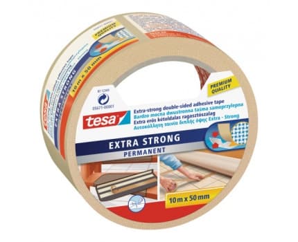 TESA TASMA DWUSTRONNA 10m x 50mm DO WYKLADZIN EXTRA STRONG TESA TASMA DWUSTRONNA 10m x 50mm DO WYKLADZIN EXTRA STRONG