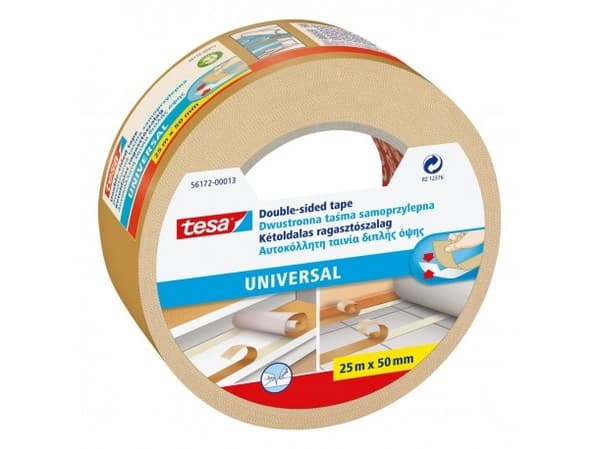 Tesa dubbelhäftande tejp för mattor universal 50mm 25m (H5617213)