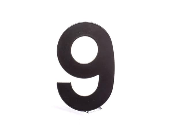 Haushalt House Number 9 Mb-9 145Mm Black