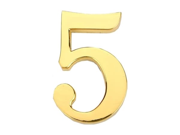 Haushalt Door Number 5 Gp-5 45Mm Gold