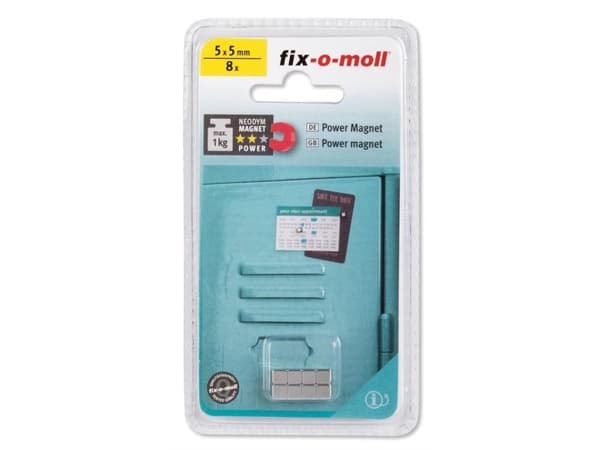 Fix-O-Moll Magnet Cube 3562805 8Pcs