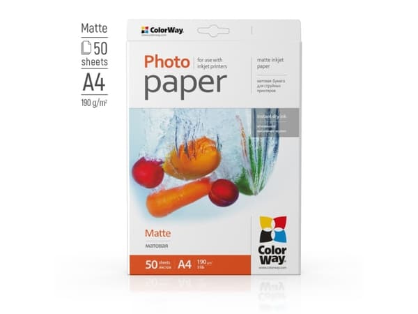 ColorWay fotopapir for A4-skriver (PM190050A4)