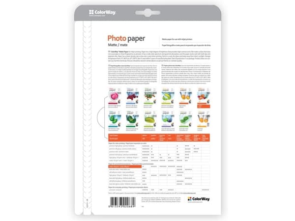 ColorWay fotopapir for A4-skriver (PM190050A4)