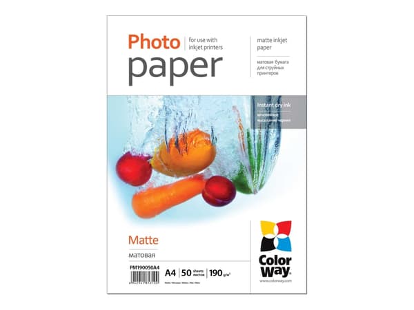ColorWay fotopapir for A4-skriver (PM190050A4)