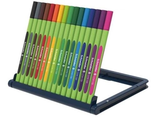 Schneider Writing Instruments Line-Up E-16, Flerfarvet, Mellem, Flerfarvet, Plast, Rund, 0,4mm