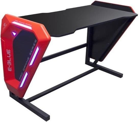 E-Blue desk for the player 125x62x80.8 cm, backlight
