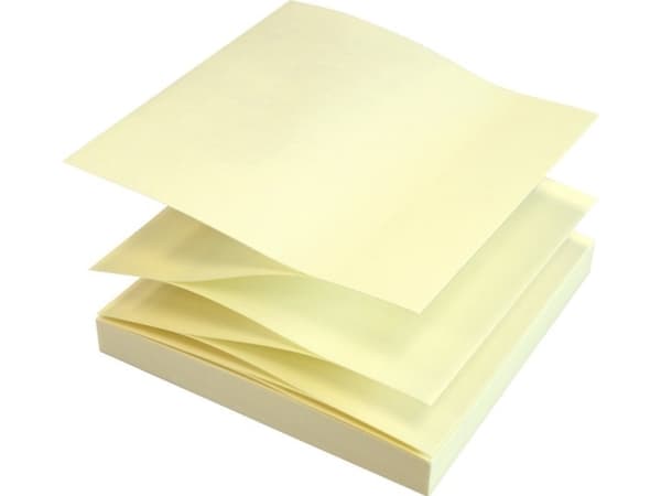 Z-notes Q-line Stick'N gul 76x76mm 100blade 12stk/pak