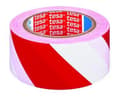 Miniatyrbild 2 av 2: TESA VIT-RÖD FÖRSIKTIGHETSBAND 33m 50mm