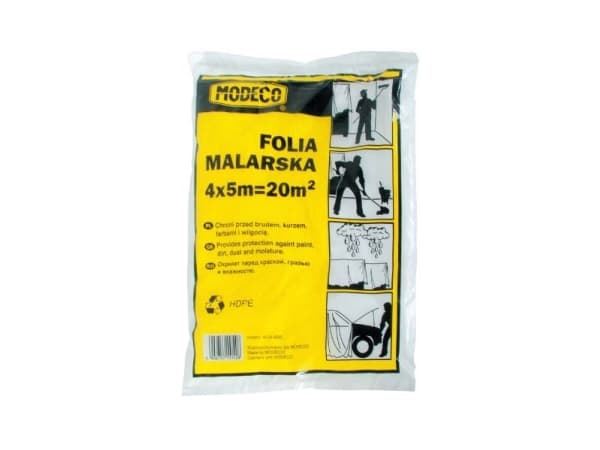 Modeco målningsfolie tunn 4 x 12,5m (MN-05-621)